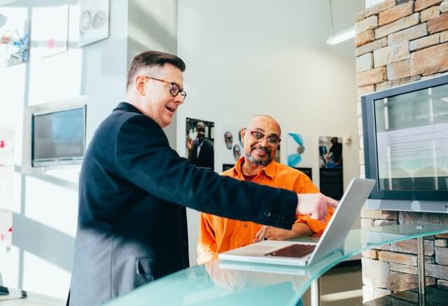 Website Audit & Upgrade Service 2 Consultant helping Business Owner
