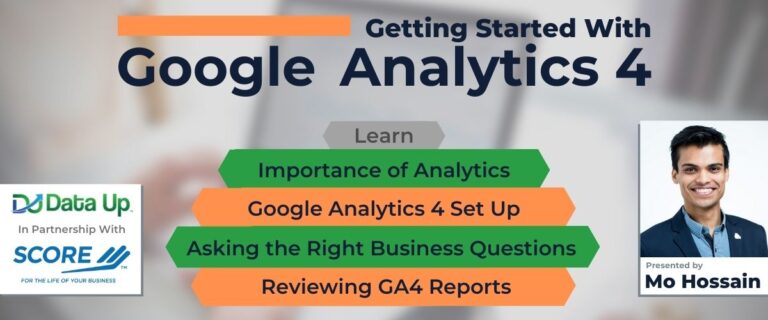 Austin Shopify Meetup - Oct 2022 1 Getting Started with Google Analytics 4 -Data Up Workshop